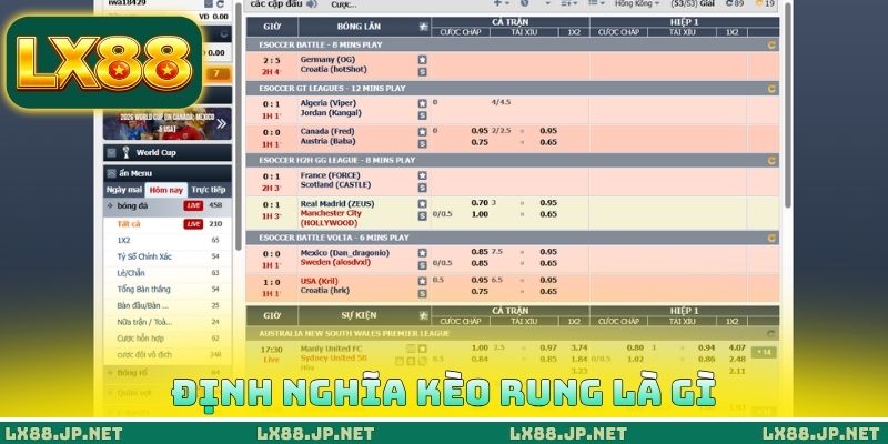 Định nghĩa kèo rung là gì