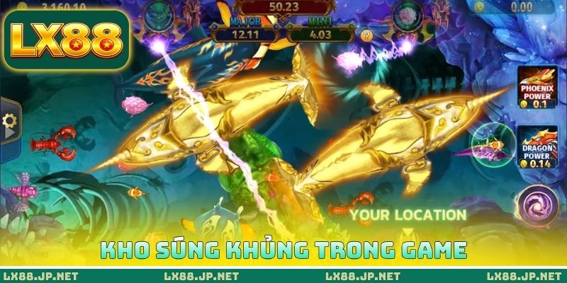 Kho súng khủng trong game